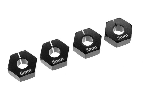 Corally (Team Corally) Wheel Hex Adapter - Aluminum - 4 pcs: SBX410