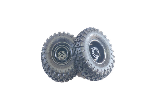 CARISMA SCA-E1 Coyote Wheel & Tire Set 2pcs