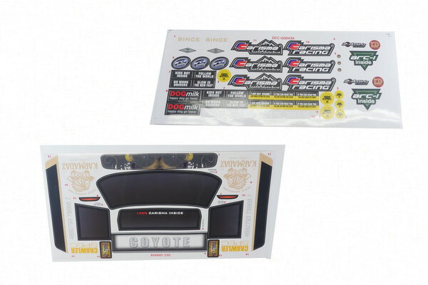 CARISMA SCA-1E Coyote 2.1 Decal Sheet Set