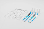 CARISMA Blue Anodized Alloy Shocks: MSA-1E