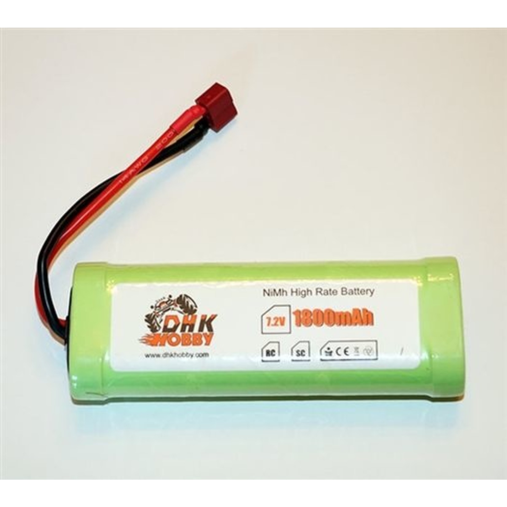 DHK Hobby 7.2V SC 1800mAh NiMh Battery (T-Connector)