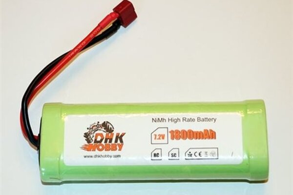 DHK Hobby 7.2V SC 1800mAh NiMh Battery (T-Connector)