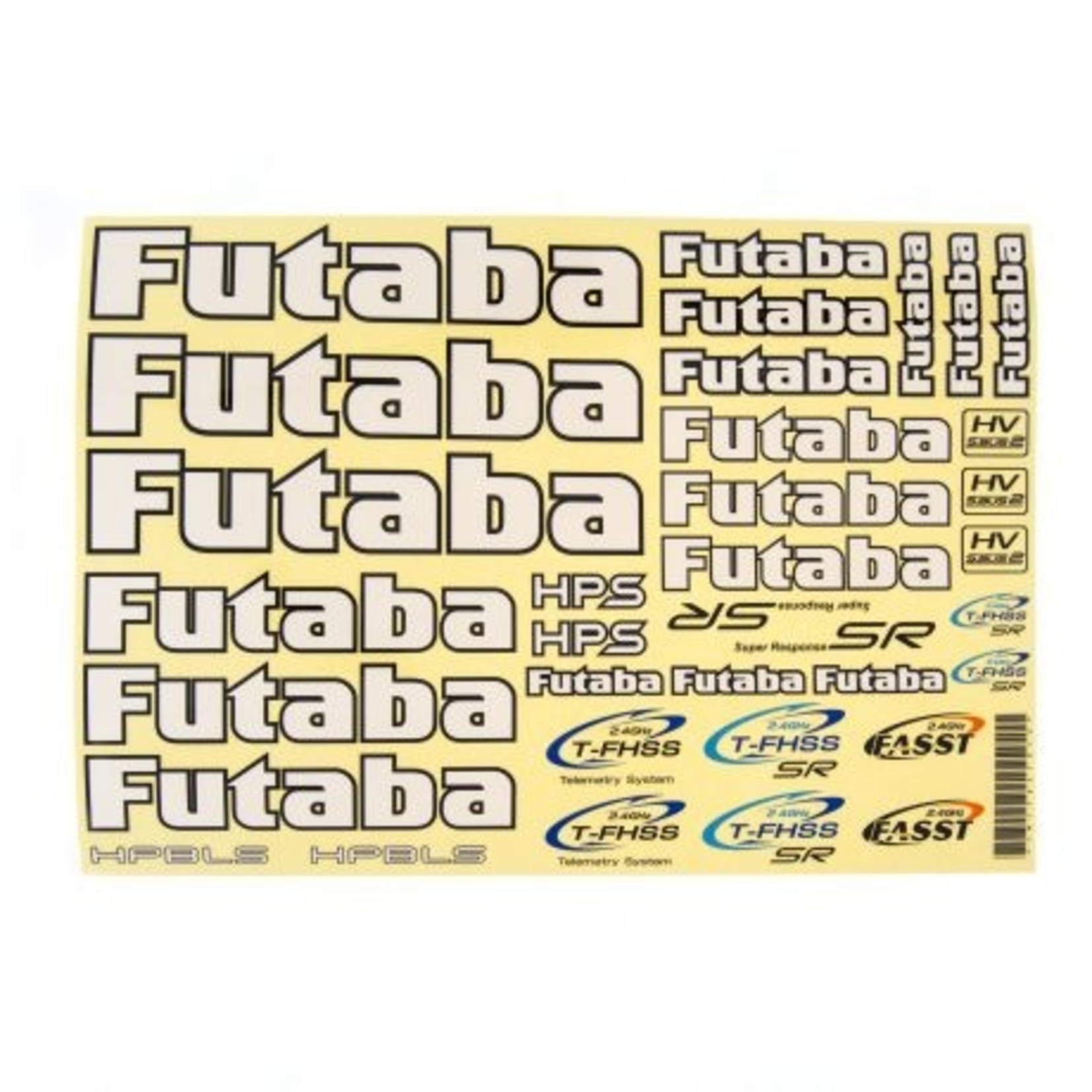 Futaba Decal Sheet for Surface Vehicles