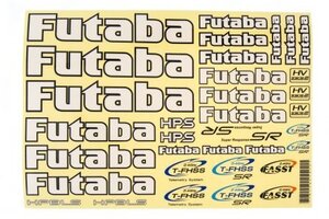 Futaba Decal Sheet for Surface Vehicles