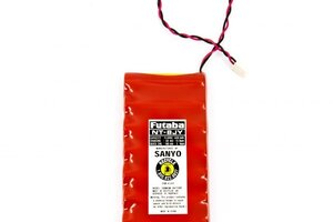 Futaba 9.6V 600mAh NiCd Transmitter Battery, Flat Pack