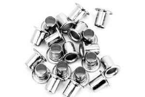 Futaba Nickel Plated Servo Bushing Eyelets, 20-Pack