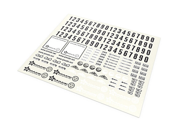 Gmade Sponsor Decal Sheet: GOM