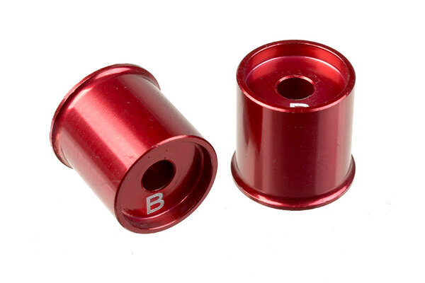 Corally (Team Corally) Aluminum Lower Arm Cap B, - 1mm (2 pcs) SSX-10