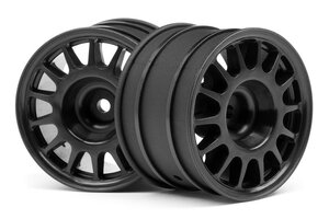HPI Racing WR8 Rally Off-Road Wheel Black (48X33mm/2pcs)