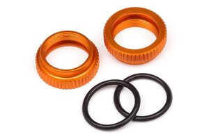 HPI Racing Aluminum Shock Adjuster (Orange/2pcs) Savage XS