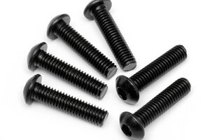 HPI Racing Button Head Screw M6X25mm (Hex Socket/6pcs)