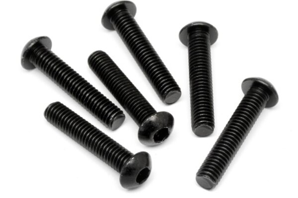 HPI Racing Button Head Screw M6X30mm (Hex Socket/6pcs)
