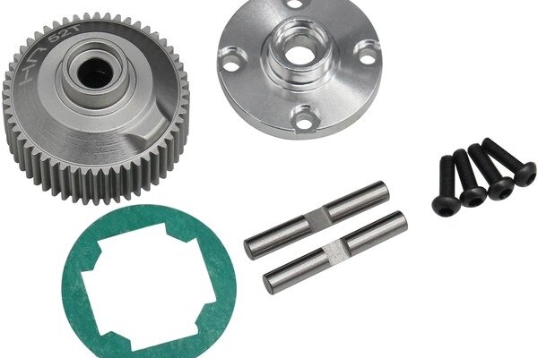 Hot Racing Hard Anodized Alum Diff Case, for B6.1