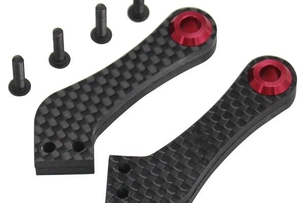 Hot Racing Replacement Carbon Fiber Steering Arm, for DBL21G01