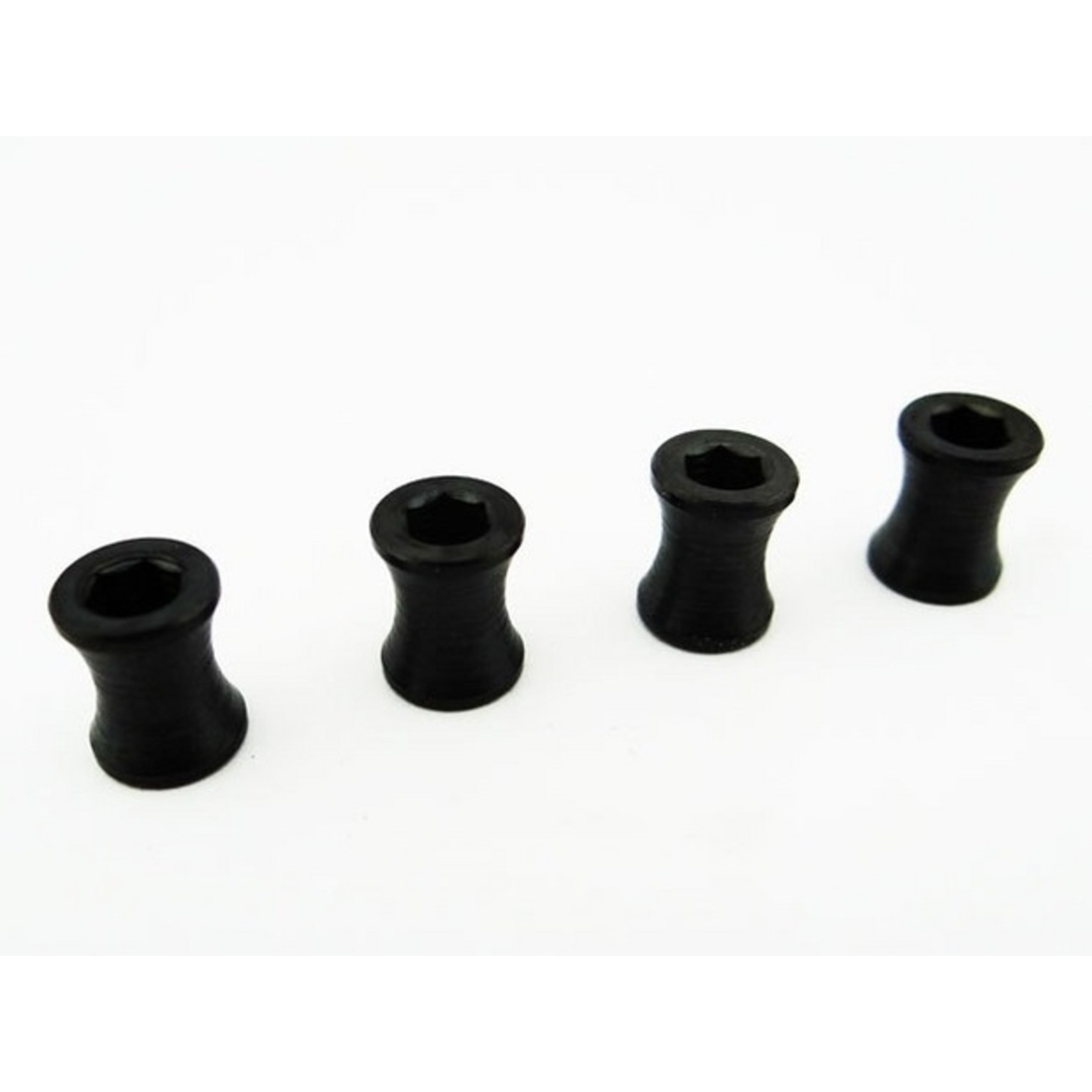 Hot Racing Black Steel M4 Wheel Barrel Nut Fastener Extreme R/C Hobbies
