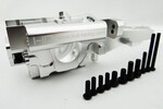 Hot Racing Secure Lock Rear Bulkhead 1/10 Revo Silver