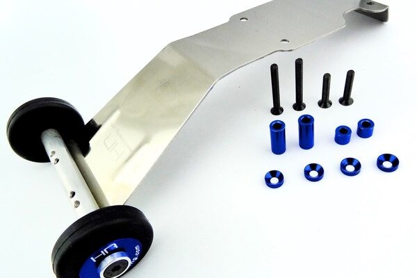 Hot Racing Wheelie Bar, Stainless Steel,