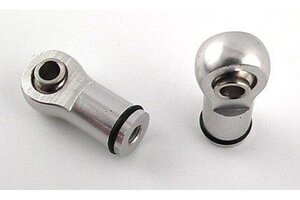 Hot Racing Silver Ball Type Aluminum Shock Ends