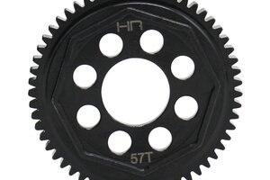 Hot Racing HRASATF257  Steel Spur Gear, 57 Tooth/0.8 Mod, for Arrma BLX
