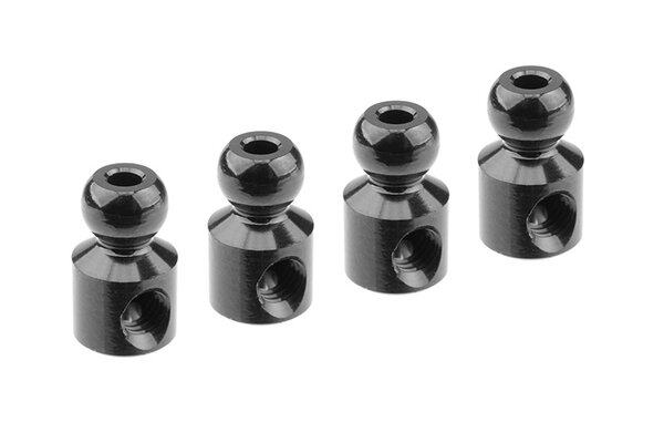 Corally (Team Corally) Ball End 4.8mm - for Anti Roll Bar - Aluminum - 4 pcs: SBX410