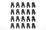 Corally (Team Corally) C-00180-109 Caster Clips Set - 1 to 4.5mm - 1 Set: Dementor, Kronos,