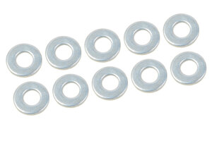 Corally (Team Corally) Shock Washer - 2.5x6x0.5mm - Steel - 10 pcs: Dementor,