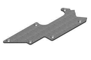 Corally (Team Corally) Suspension arm stiffener - Rear - Left - Graphite 3mm - 1