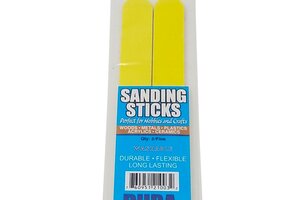 Durasand Sanding Sticks, 2 Pieces Bagged, 240/240 Yellow