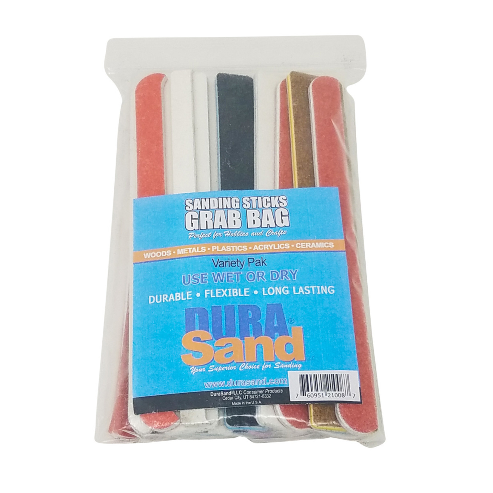 Durasand Grab Bags, Assorted Grits & Colors