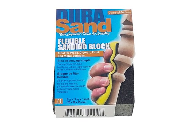 Durasand Sanding Block 1 Piece, Coarse