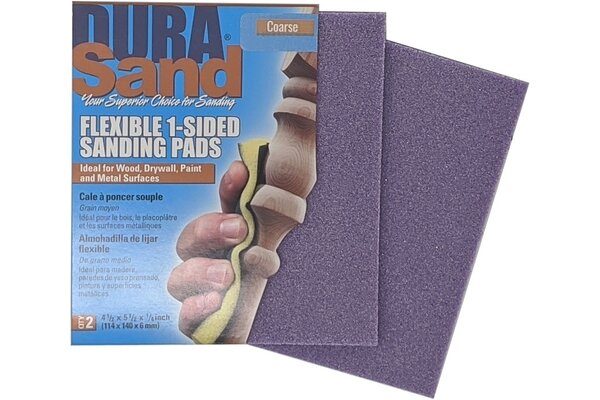 Durasand Purple High Flex Sanding Pads, 2pcs, Coarse - 100 Grit