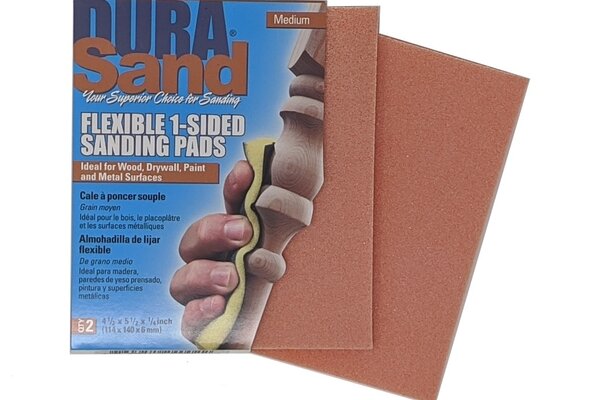 Durasand Orange High Flex Sanding Pads, 2pcs, Medium - 180 Grit