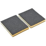 Durasand 2-Sided Black Sanding Pads, 2pcs, Coarse 60 Grit