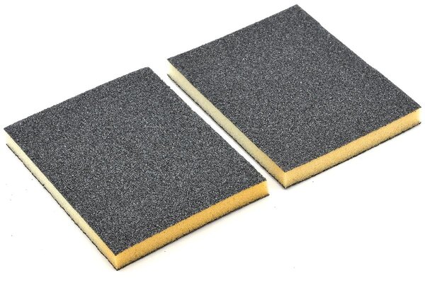 Durasand 2-Sided Black Sanding Pads, 2pcs, Coarse 60 Grit
