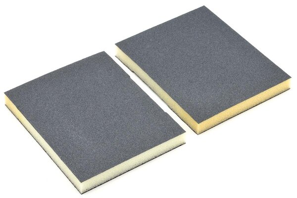 Durasand 2-Sided Black Sanding Pads, 2pcs, Fine - 180 Grit