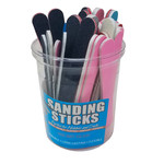 Durasand Sanding Sticks, 50 Piece Bucket, Assorted Grits &