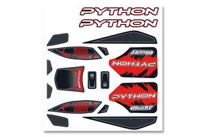 Corally (Team Corally) Body Decal Sheet  - Python XP 6S - 1 pc