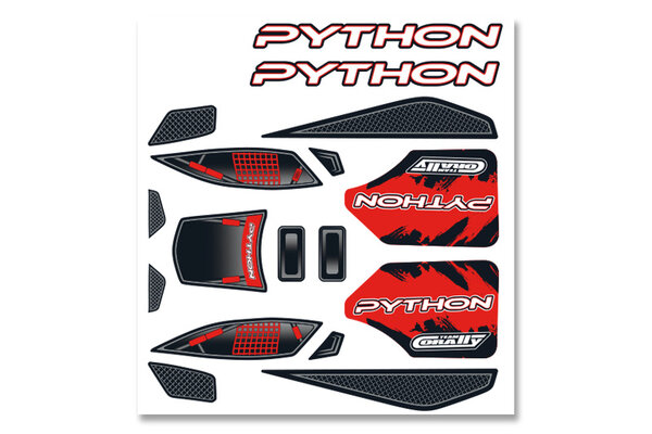 Corally (Team Corally) Body Decal Sheet  - Python XP 6S - 1 pc