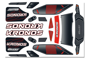 Corally (Team Corally) Team Corally Body Decal Sheet Kronos XP 6s (1pc)