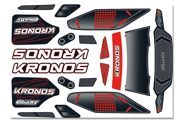 Corally (Team Corally) Team Corally Body Decal Sheet Kronos XP 6s (1pc)