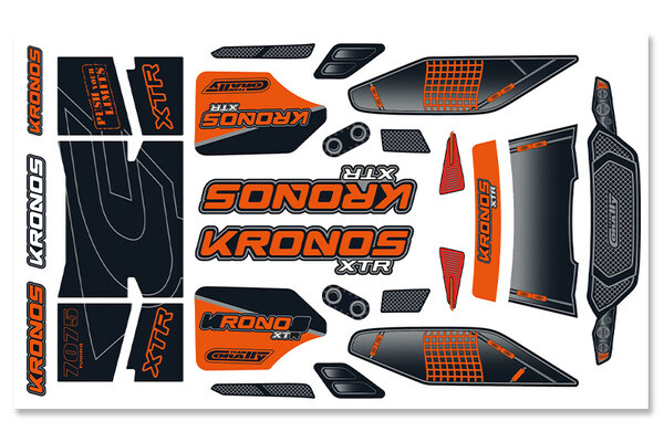 Corally (Team Corally) Team Corally Body Decal Sheet Kronos XTR (1pc)