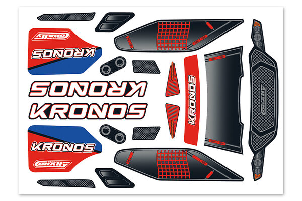 Corally (Team Corally) Team Corally Body Decal Sheet Kronos XP 6S (1pc)