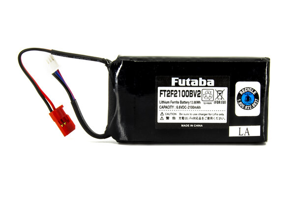 Futaba 2100mAh LiFe Transmitter Battery 6.6V (2-Cell)