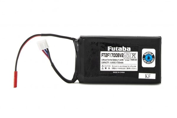 Futaba 1700mAh LiFe Transmitter Battery 6.6V (2-Cell)