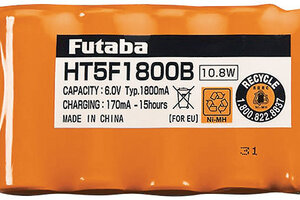 Futaba 1800mAh NiMh Transmitter Battery (5-Cell)