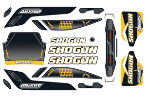 Corally (Team Corally) Team Corally Body Decal Sheet Shogun XP 6S