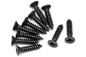 HPI Racing Tp. Flat Head Screw M3*14mm (10pcs) Bullet MT/ST