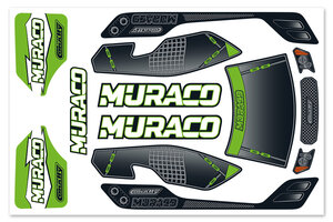 Corally (Team Corally) Body Decal Sheet  - Muraco XP 6S - 1 pc