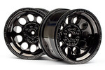 HPI Racing Bullet ST Wheels Black Chrome (Pr)