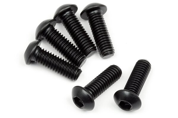 HPI Racing Button Head Screw M6X18mm (Hex Socket) (6pcs)